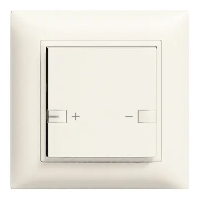 Poussoir ENC ZEP variateur univ. 1c/1t avec LED EDIZIOdue blanc 