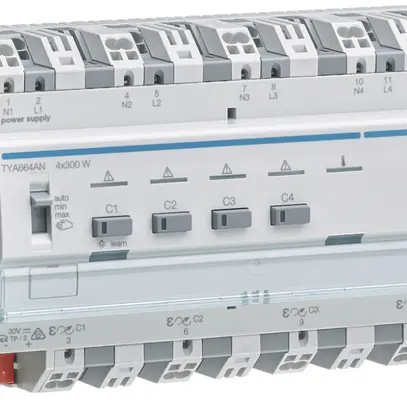 Actionneur-variateur AMD Hager TYA664AN KNX système 4×300W 8UM 