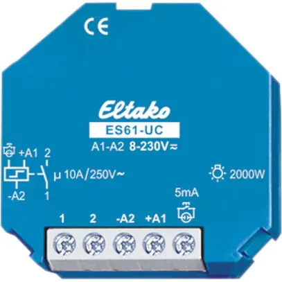 EB-Schrittschalter Eltako 8…230VUC 1S, ES61 