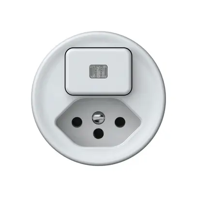 Combinazione origin sch 3 + 1×tipo 13 luminoso bianco 