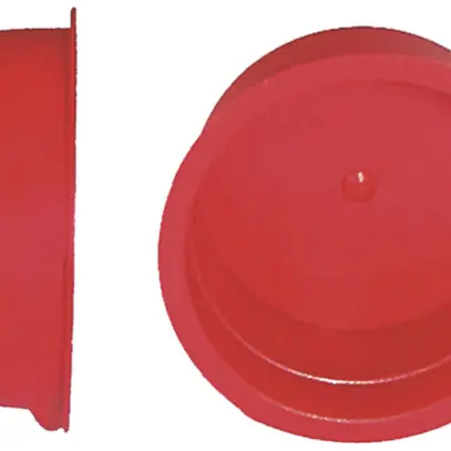 Cappa terminale PE per tubo di protezione 110mm rosso 