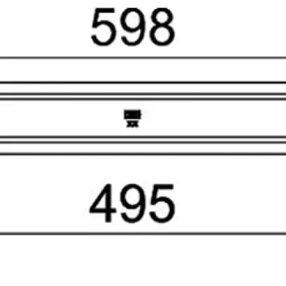 Deckel BET RAAD zu T-Abgang 500mm Edelstahl A2 blank 