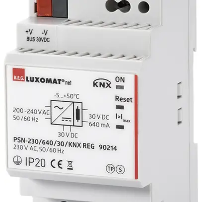 Alimentazione AMD KNX Luxomat PSN-230/640/30/KNX, 640mA/30VDC 