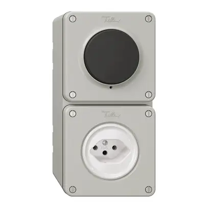 NAPU-Kombination NEVO, 2×1, 1×Sch 3/1 L / 1×Typ 13, lichtgrau 