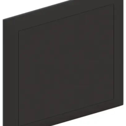 Couvercle à broches AGRO 130×130mm noir avec fixation diagonale 