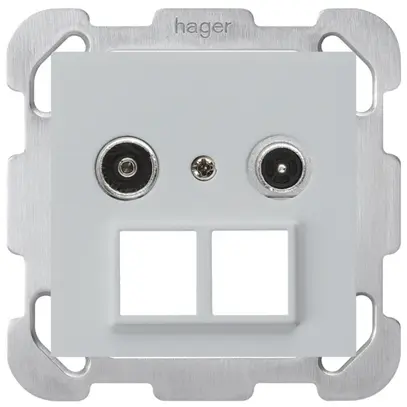 Presa multimedia INC kallysto R/TV montaggio B 23dB 2GHz grigio chiaro 