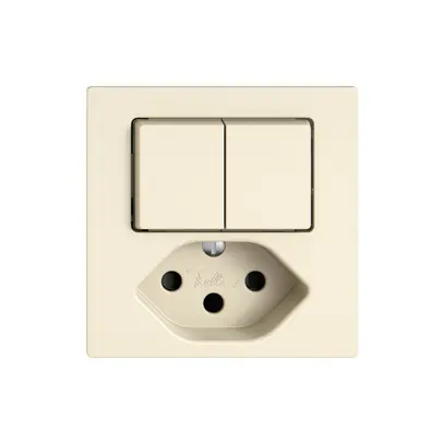 Combinazione EDIZIO.liv SNAPFIX® AR+schema 3+T13 con shutter cr 