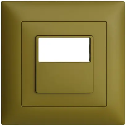 Frontset EDIZIOdue FMI für Bewegungsmelder pirios 180 R eco plus, olive 