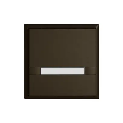 Poussoir universel EDIZIO.liv UNI SNAPFIX® s.LED 1× comm.2T étiqu.br 