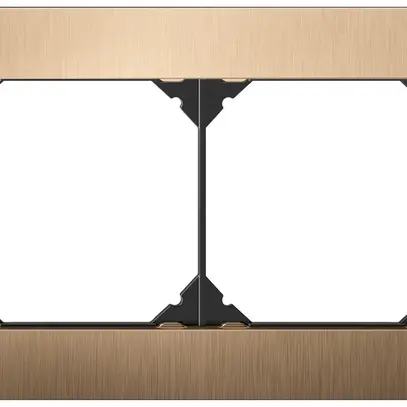 Intestazione INC EDIZIO.liv prestige SNAPFIX® 1×2 94×154mm ottone champagne 