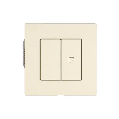 Interruttore a pulsante EDIZIO.liv Wiser SNAPFIX® 1 scena 2 tasti WLAN cr 
