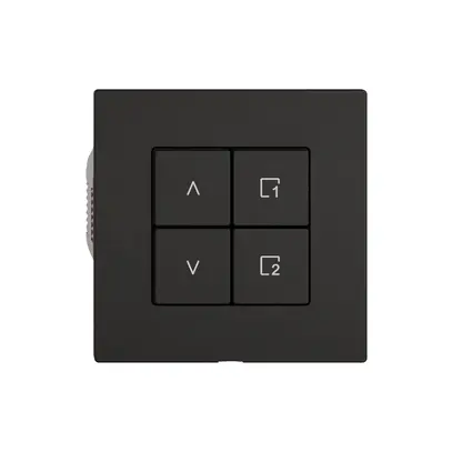 Station sec.stores EDIZIO.liv Wiser SNAPFIX® 1 scène 4 touches WLAN no 