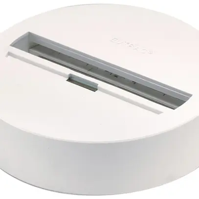 Monopunto universale SLV supporto adattatore EUTRAC 3-fasi, Ø119×31mm bianco 