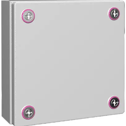 Piccola scatola Rittal KX Derivazione, IP66, 200×200×80mm, lamiera d'acciaio 
