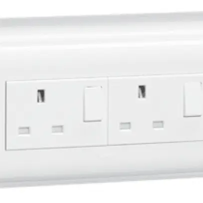 Support Mosaic 6 modules Evolutive blanc 