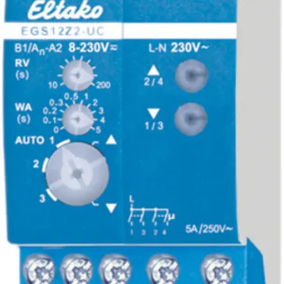 Teleruttore AMD Eltako 8…230VUC 2+2Ch, EGS12Z2 