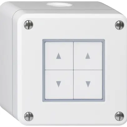 AP-Storenschalter robusto IP55 weiss mit 4 Funktionstasten 