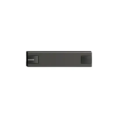 Touche 1/4 KNX/électron.a.LED EDIZIOdue commande à 2-touches noir 