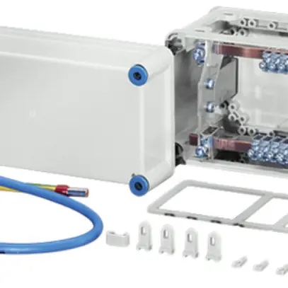 Boîte de dérivation AP PV Hensel pour PE et N pour 12×16mm² 1×35mm² 