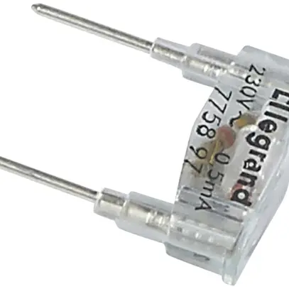 Lampada di ricambio 230V 0.5mA verde 