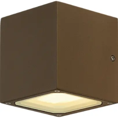 Wandleuchte SLV SITRA CUBE, 2×GX53 9W IP44 rostfarben 