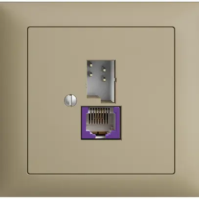 Prise INC T+T 6P/1×RJ45 DSL-à large bande EDIZIOdue sand 