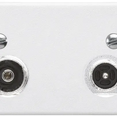 Prise d'antenne FLF Hager R-TV 4dB 2GHz blanc 