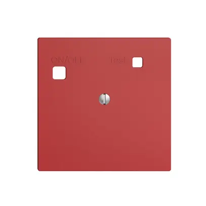 Kit frontal EDIZIOdue pour prise FI F, plein, berry 