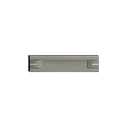 Touche 1/4 KNX/électron.a.LED+ pap.EDIZIOdue commande 2×1 gris foncé 