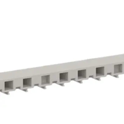Support pour bornes enfichables vide ABB ZK 19 pour distributeur ComfortLine 