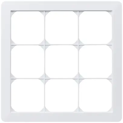 Telaio di copertura INC kallysto.trend 3×3 bianco 214×214mm 