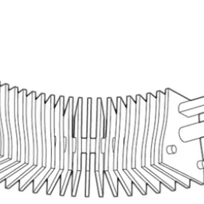 Raccord à équerre flexible Lytespan 3, argent 