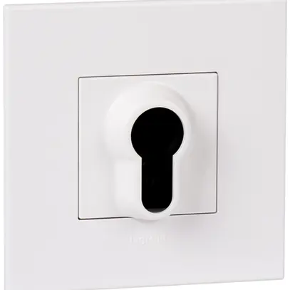 Interrupteur à clé ENC ATO 2/1L blanc 1-0-2 sans cylindre 