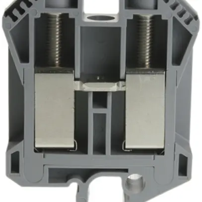 Borne de passage joignable Woertz 25…50mm² 125A 1000V vis 2×1 barre G gris 