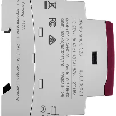 Timer digitale AMD talento smart C25, 2 canali 110/230VAC 