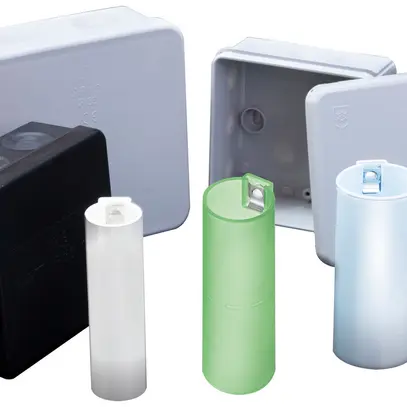 Boîte de dérivation AP ELTAG ABB AP75 75×75×38mm IP65 blanc 