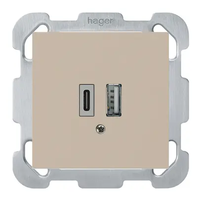 Prise de charge USB ENC kallysto 18W PD 1×type A 1×type C a.plaque d.fixation be 
