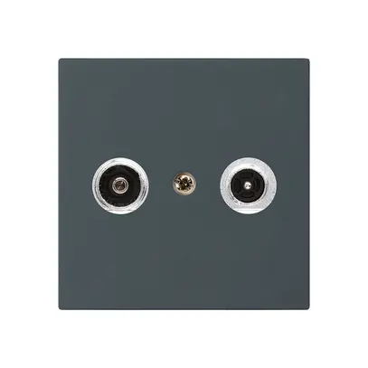 Antennendose kallysto R/TV Bauart A 4dB 2GHz anthrazit 