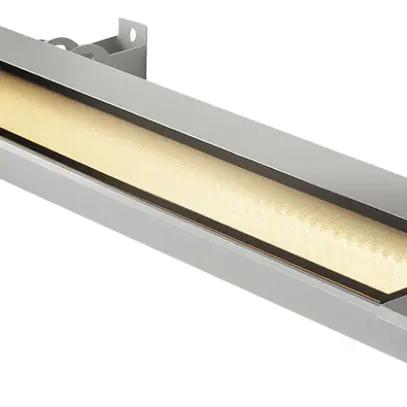 Applique LED SLV VANO WING 25W 1400lm 3000K IP65 DALI 635mm 120° grigio 