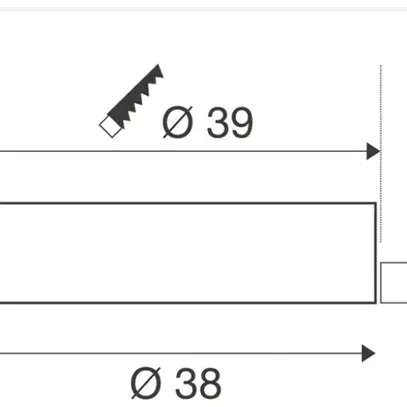 EB-LED-Deckenleuchte SLV MEDO 40 16W 2350lm 930/940K 80° Ø380mm weiss 