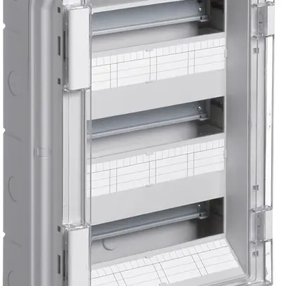 Distributore AP Hager vector 3-file 36UM IP54/IP65 310×552×151mm 