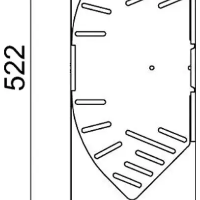 Gomito BET RB W regolabile 110×200mm acciaio zincato a nastro 
