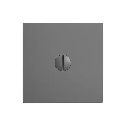 Plaque d'obturation ENC EDIZIOdue gris foncé 