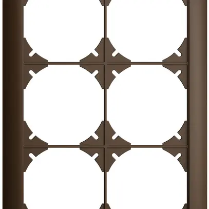 Cadre de recouvrement EDIZIOdue 2×3 coffee 