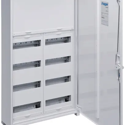 Distributeur AP Hager univers 6-rangées 96UM IP44 550×950×160mm 