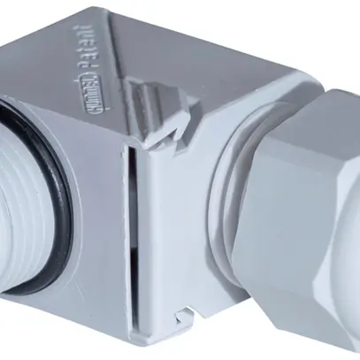 Pressacavo 90° WADI C-W, M20 per cavo Ø5…9mm 9mm PA IP68 grigio chiaro 