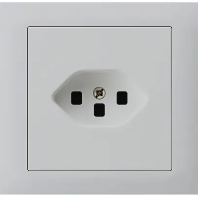 Presa INS kallysto T23 montaggio T scatola INS G3 telaio a innesto grigio chiaro 