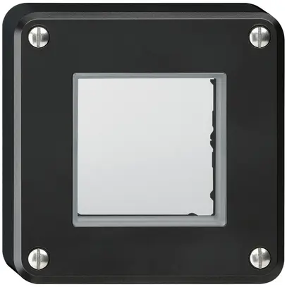 Parte superiore robusto per apparecchi Systo/KNX, nero, IP55 