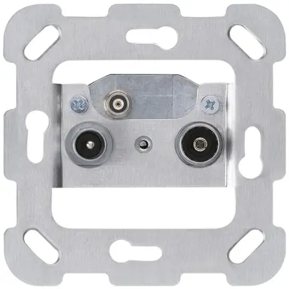 Inserto per presa antenna R/TV/dati Hager montaggio F 19dB 