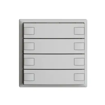 KNX-Taster RGB EDUE, 250mW, o.LED, 8×Taste, 1×Tastenb., hgu 